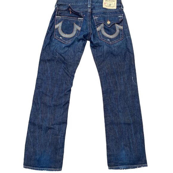 Vintage True Religion Jeans Size 31 RICKY Blue - Picture 3 of 9